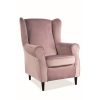 różowy fotel