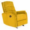 żółty fotel relaks